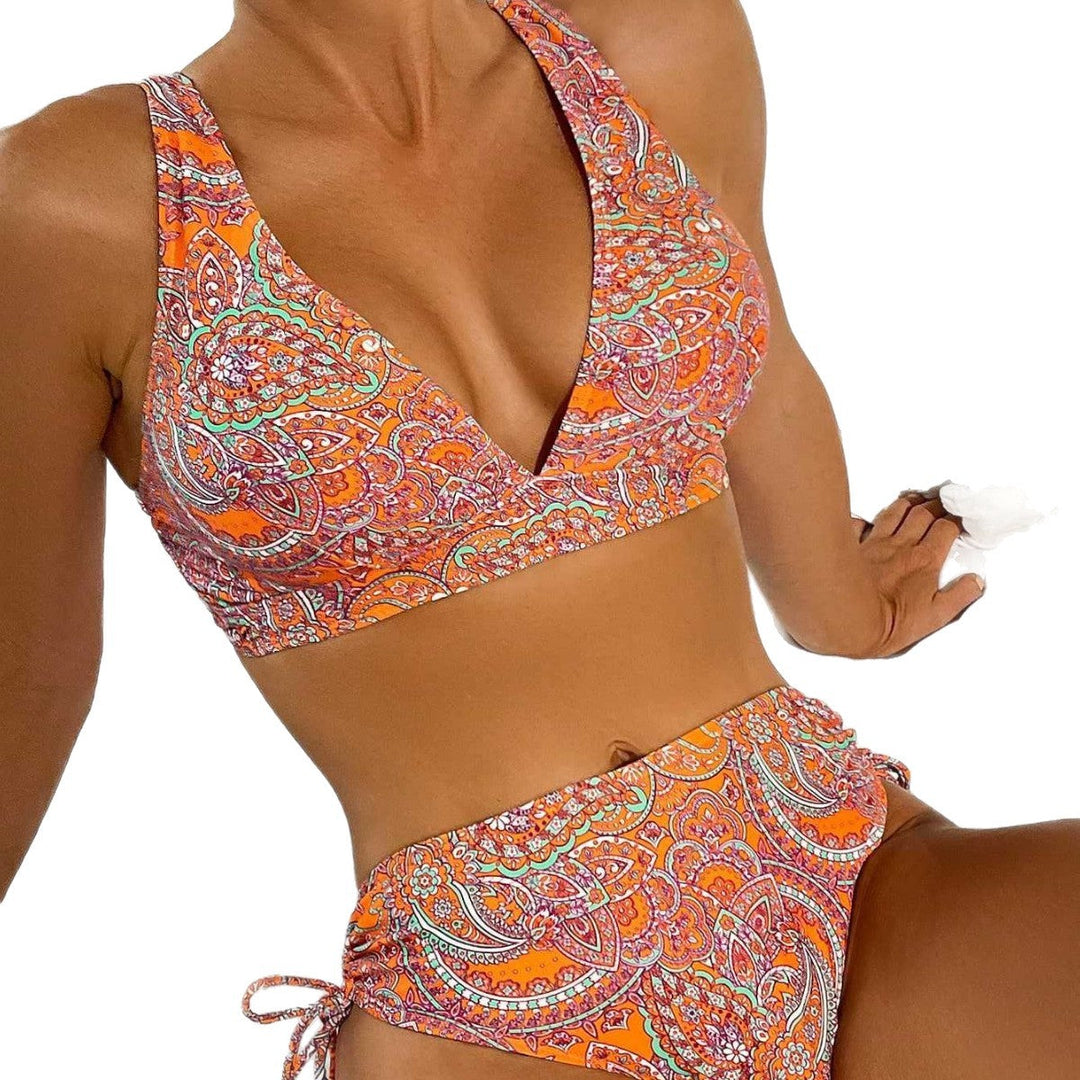 Damen Triangel-Bikini mit Paisleymuster Drune