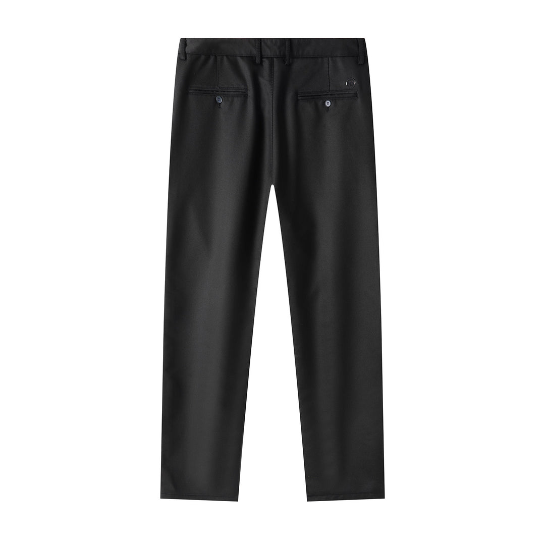 Herren Elegante Slim-Fit Anzughose mit Bügelfalte und verdeckten Taschen Drune