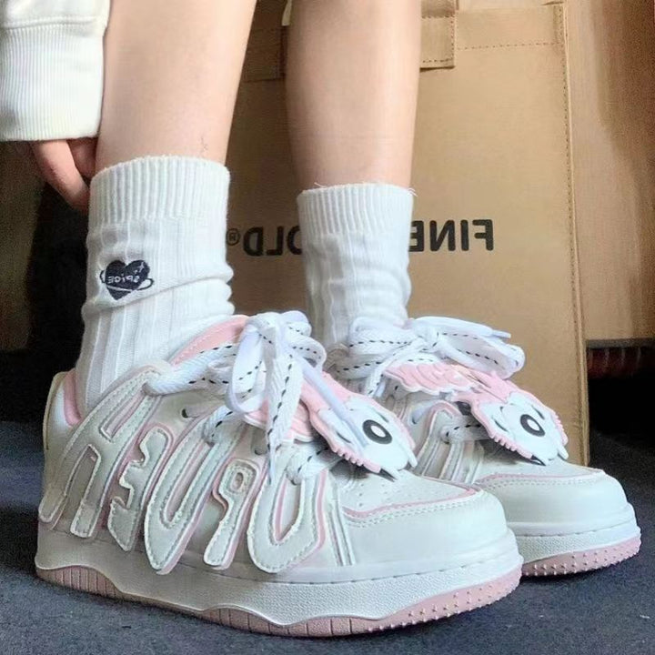 Damen Sneakers mit verspieltem Tierdesign und komfortabler Sohle Drune