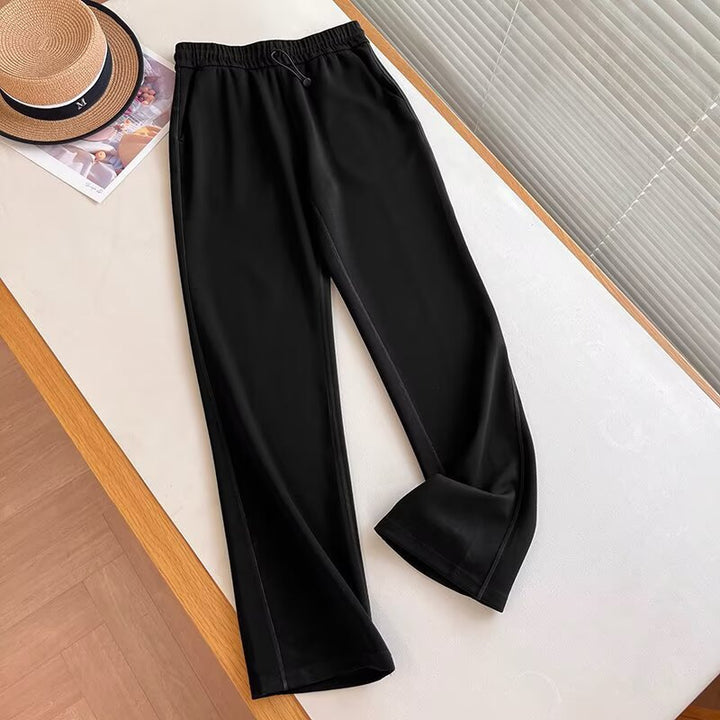 Damen Sportliche Freizeithose mit elastischem Bund und seitlichen Taschen Drune