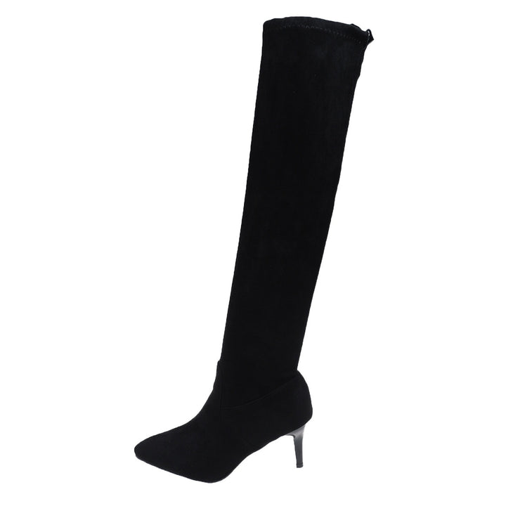 Damen Überkneestiefel aus Wildleder Drune