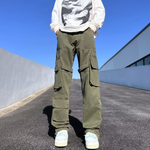 Herren Cargo-Hose mit modernen Zip-Elementen und multifunktionalen Taschen Drune