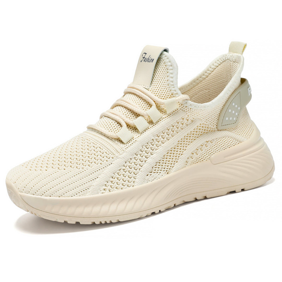 Damen Sportliche Lauf-Sneaker mit atmungsaktiver Mesh-Oberfläche und dämpfender Sohle Drune