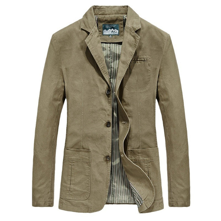 Herren Eleganter Baumwollblazer Drune