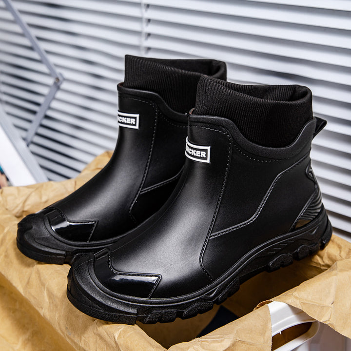 Damen Urbaner Gummi-AnklDruneoot mit flexibler Strickmanschette und griffiger Trailsohle Drune