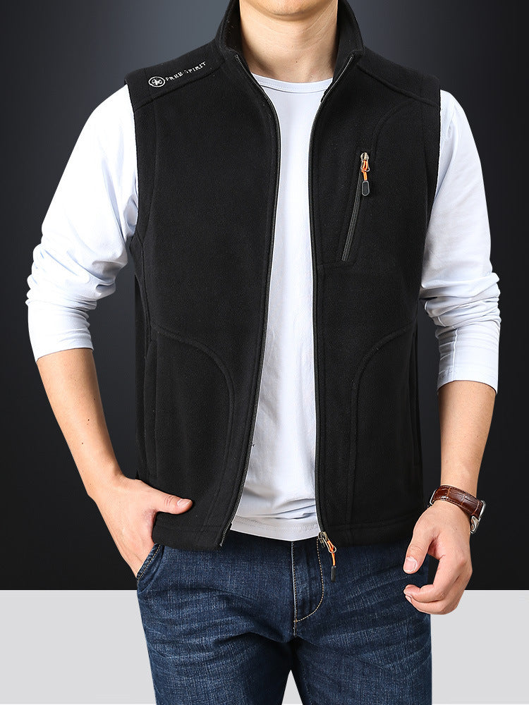 Herren Weiche Fleece-Weste Drune