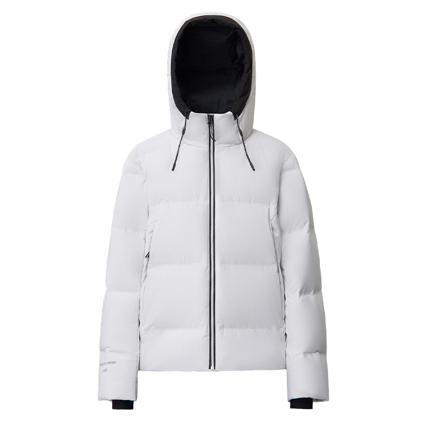 Damen Wattierte Winterjacke mit Kapuze, Thermo-Isolierung und winddichter Außenhülle Drune