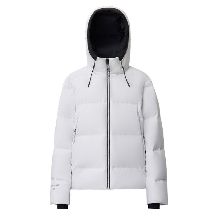 Damen Wattierte Winterjacke mit Kapuze, Thermo-Isolierung und winddichter Außenhülle Drune