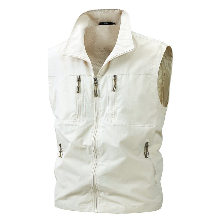 Herren Leichte Outdoor-Weste mit praktischen Taschen Drune