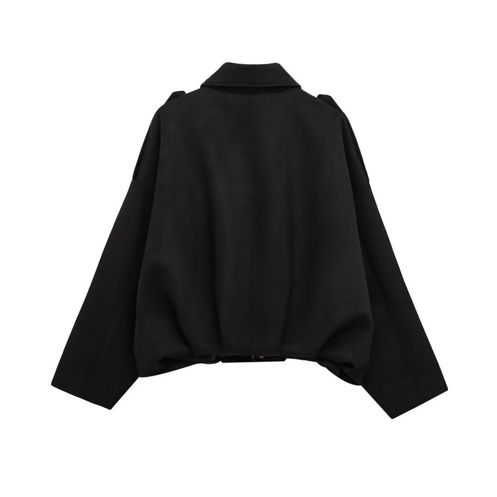 Damen Modische Kurzjacke mit legerem Schnitt