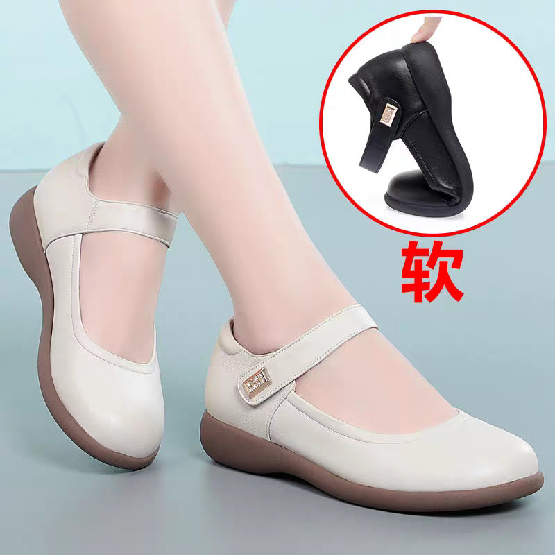 Damen Mary Jane Schuhe mit rutschfester Sohle und elegantem Riemen Drune