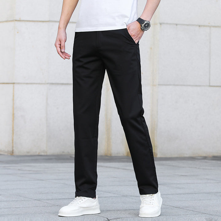 Herren Schmale Stretch-Chinohose im Business-Casual-Look Drune