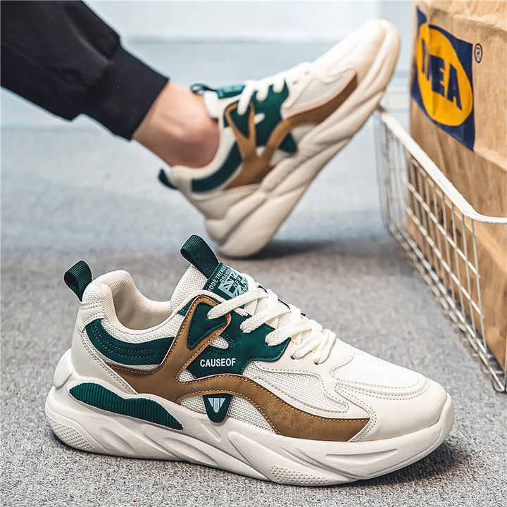 Herren Retro-Performance Street‑Sneaker mit mehrschichtiger Sohlentechnik und atmungsaktivem Mesh Drune
