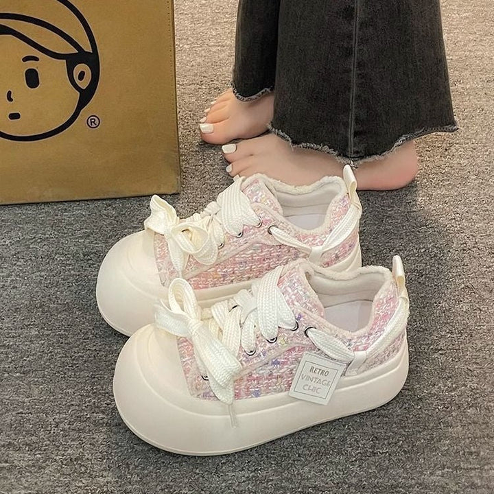 Damen Retro-Inspirierte Sneakers mit atmungsaktivem Obermaterial und modischem Design Drune