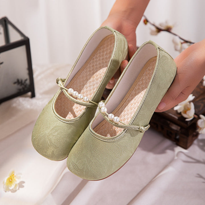 Drune | Perlen Flache Schicke Schuhe