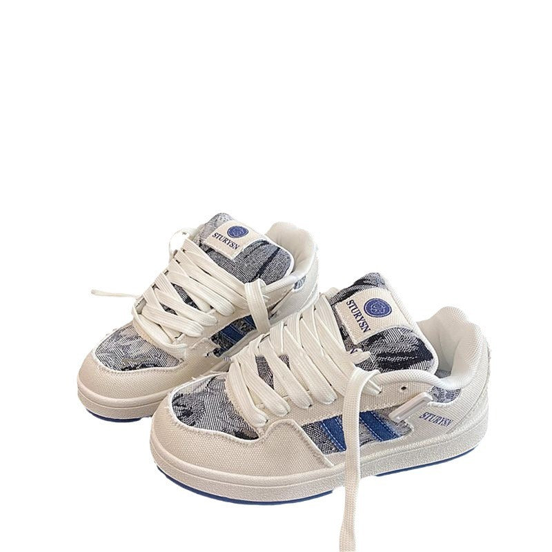 Damen modische Sneakers mit robustem Obermaterial und einzigartigem Design Drune