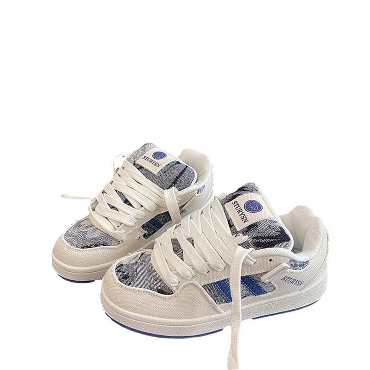 Damen modische Sneakers mit robustem Obermaterial und einzigartigem Design Drune