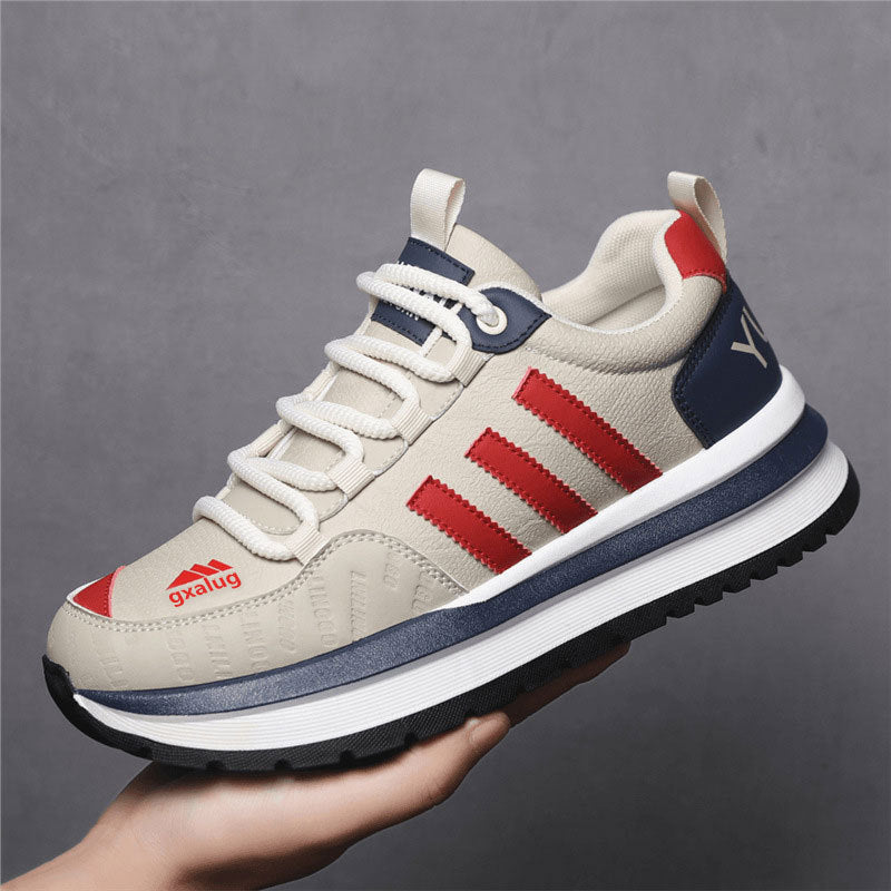 Damen Plateau-Sneaker mit dicker Profilsohle und gepolstertem Kragen Drune
