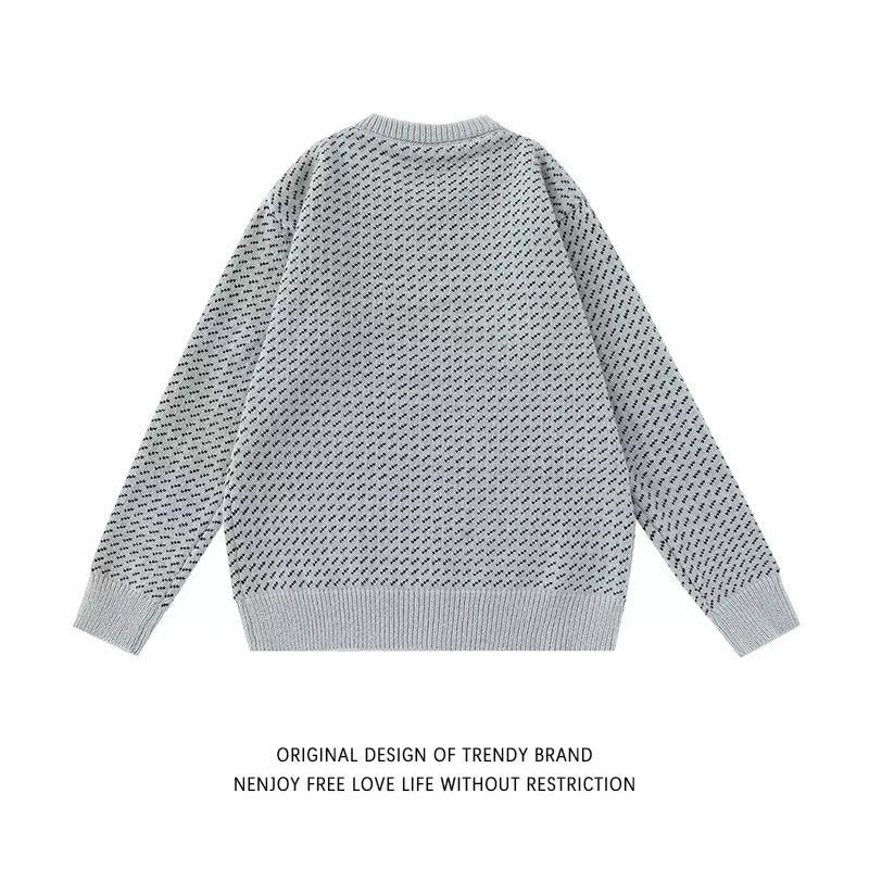 Damen Modischer Grobstrickpullover mit kreativem Muster Drune