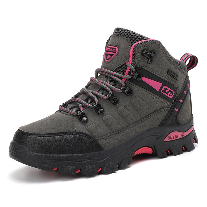 Damen Hochwertige und wasserdichte Wanderschuhe mit rutschfester Sohle und atmungsaktivem Obermaterial Drune
