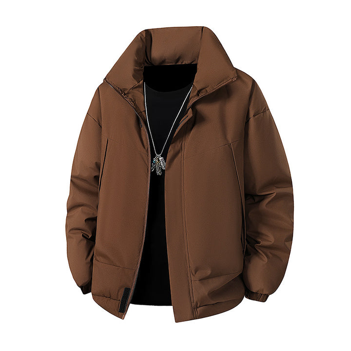 Herren Modische Übergangsjacke mit hohen Kragen Drune