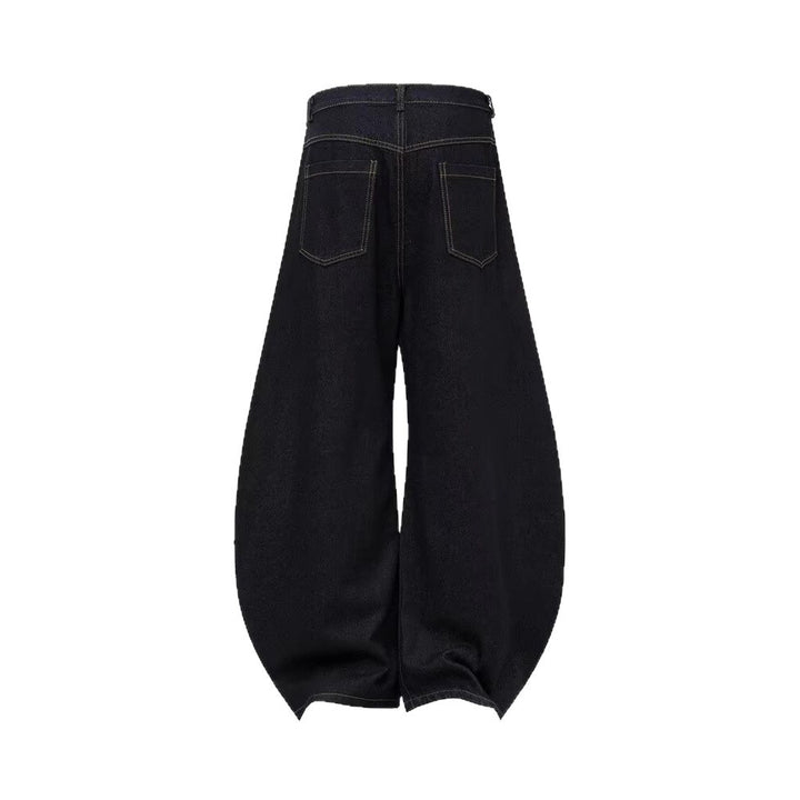 Damen Modische Weitbein-Hose mit innovativem Schnürdesign Drune