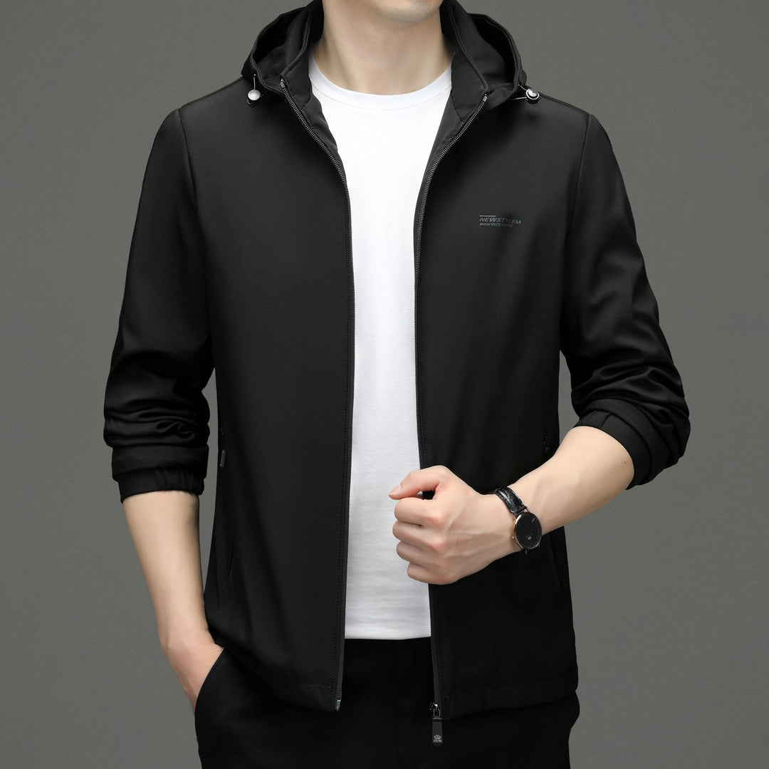 Herren Übergangsjacke mit optimierter atmungsaktiver Technologie und praktischem Kapuzendesign Drune