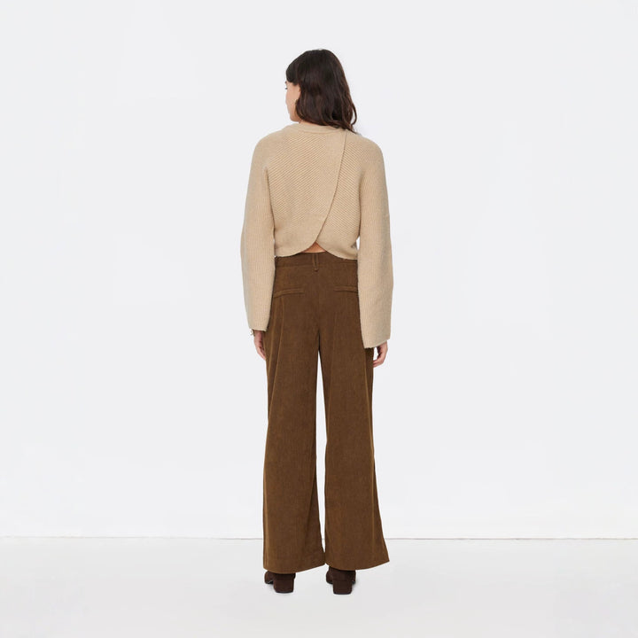 Damen Weit geschnittene Cordhose Drune