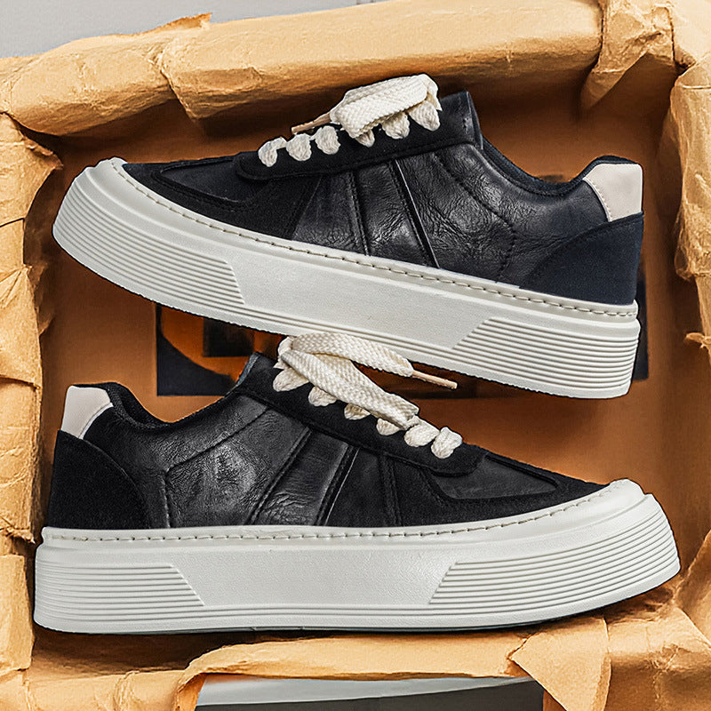Damen Chunky Sneakers aus hochwertigem Leder mit innovativer Dämpfungstechnologie Drune