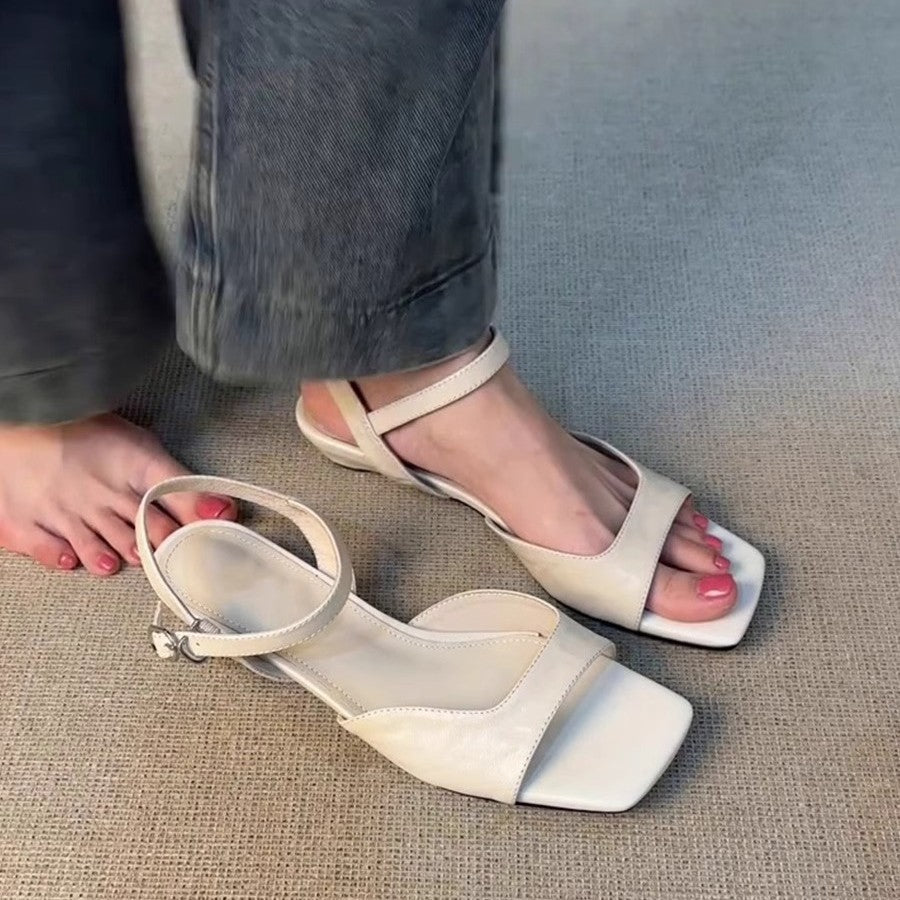 Damen modische Sling-Sandalen mit elegantem Riemen und komfortabler Sohle Drune