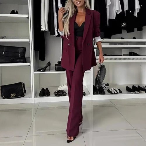 Damen Elegantes und modernes Blazer-Set Drune