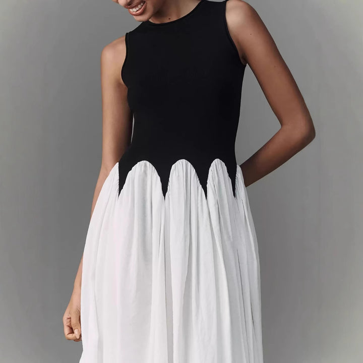 Damen Elegantes Maxikleid mit raffiniertem Cut-Out-Design Drune