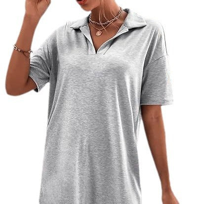 Damen Polo-Shirt Kleid Drune