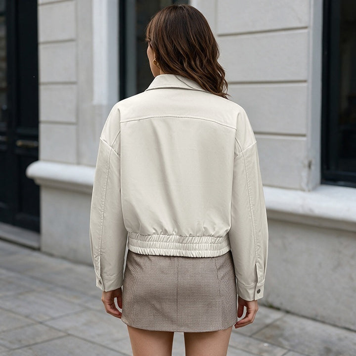 Damen Stylische Kurze Jacke Drune