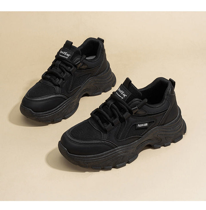 Damen Chunky Sneakers mit dämpfender Sohle und atmungsaktiver Obermaterialstruktur Drune