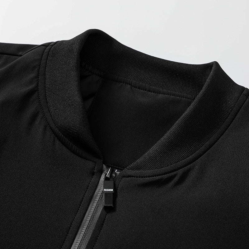 Herren sportliche Übergangsjacke mit elastischen Bündchen und innovativen Taschen Drune