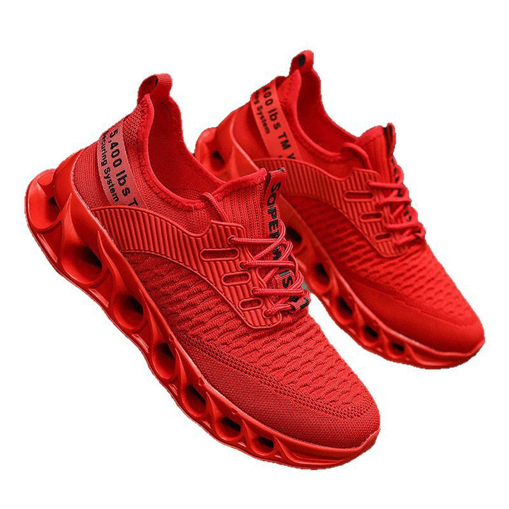Unisex Performance-Sneaker mit innovativer gelochter Luftsohle und gestricktem Obermaterial Drune