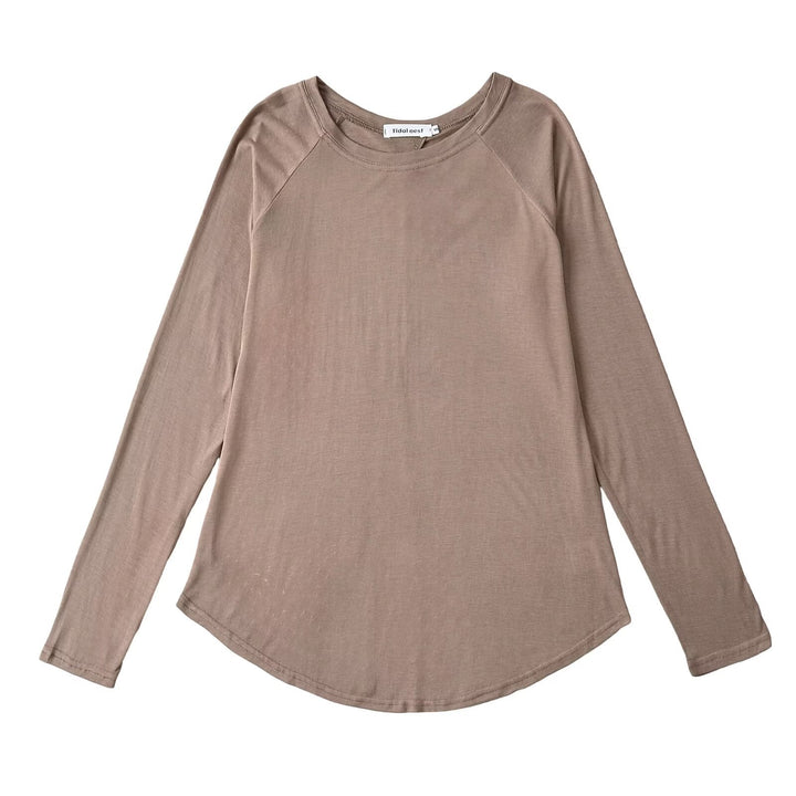 Damen lässiges Langarm-T-Shirt Drune