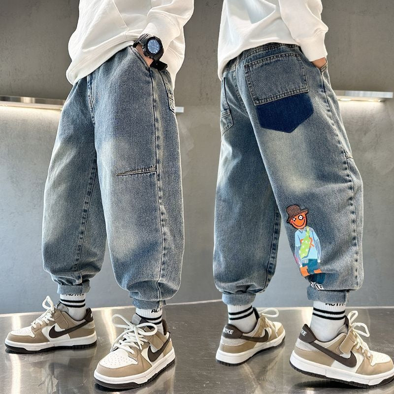 Herren lässige Baggy-Jeans mit einzigartigem Design Drune