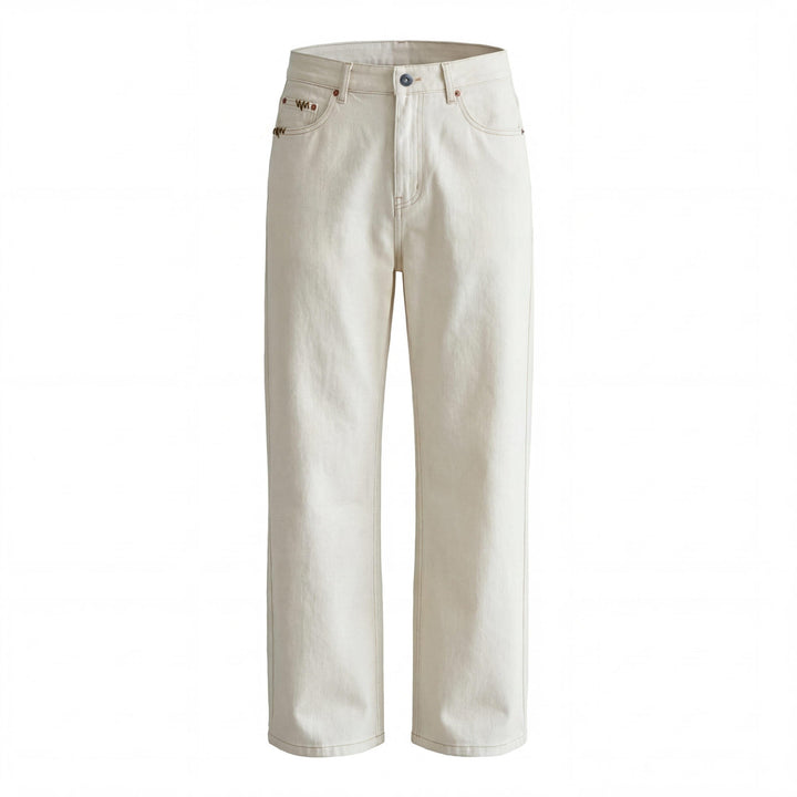 Damen Weit geschnittene und bequeme Baumwollhose Drune