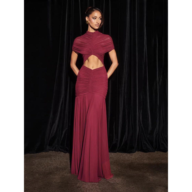 Damen Glamouröses Abendkleid mit figurbetontem Design und Cut-Outs Drune