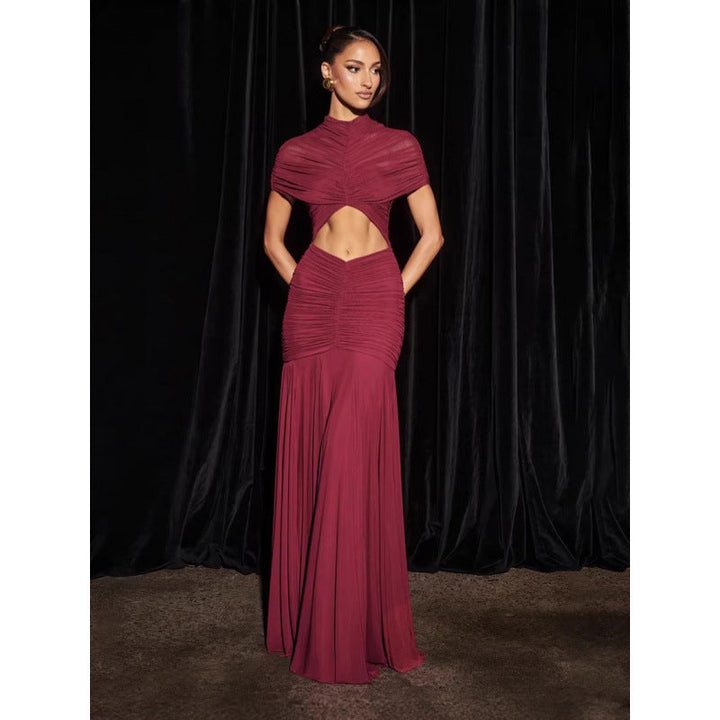 Damen Glamouröses Abendkleid mit figurbetontem Design und Cut-Outs Drune