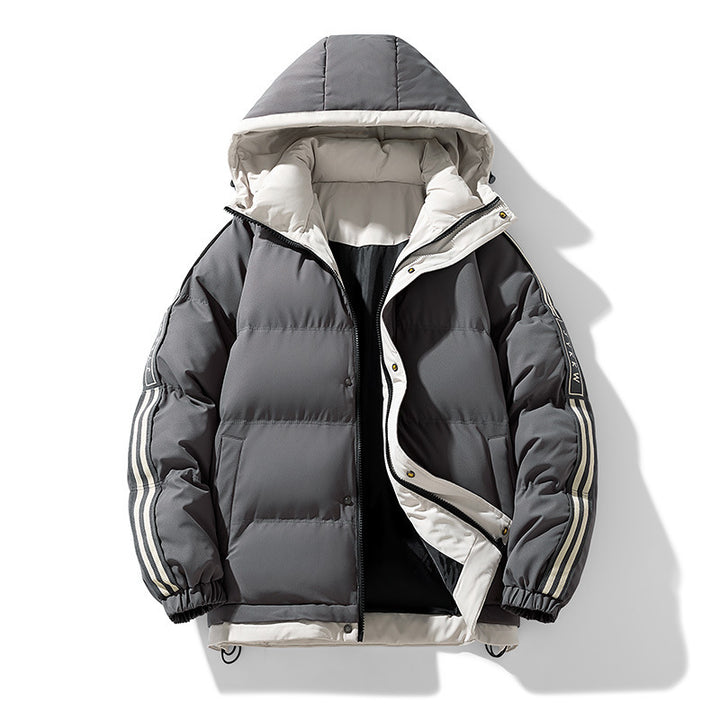Herren Modische Wattierte Winterjacke Drune
