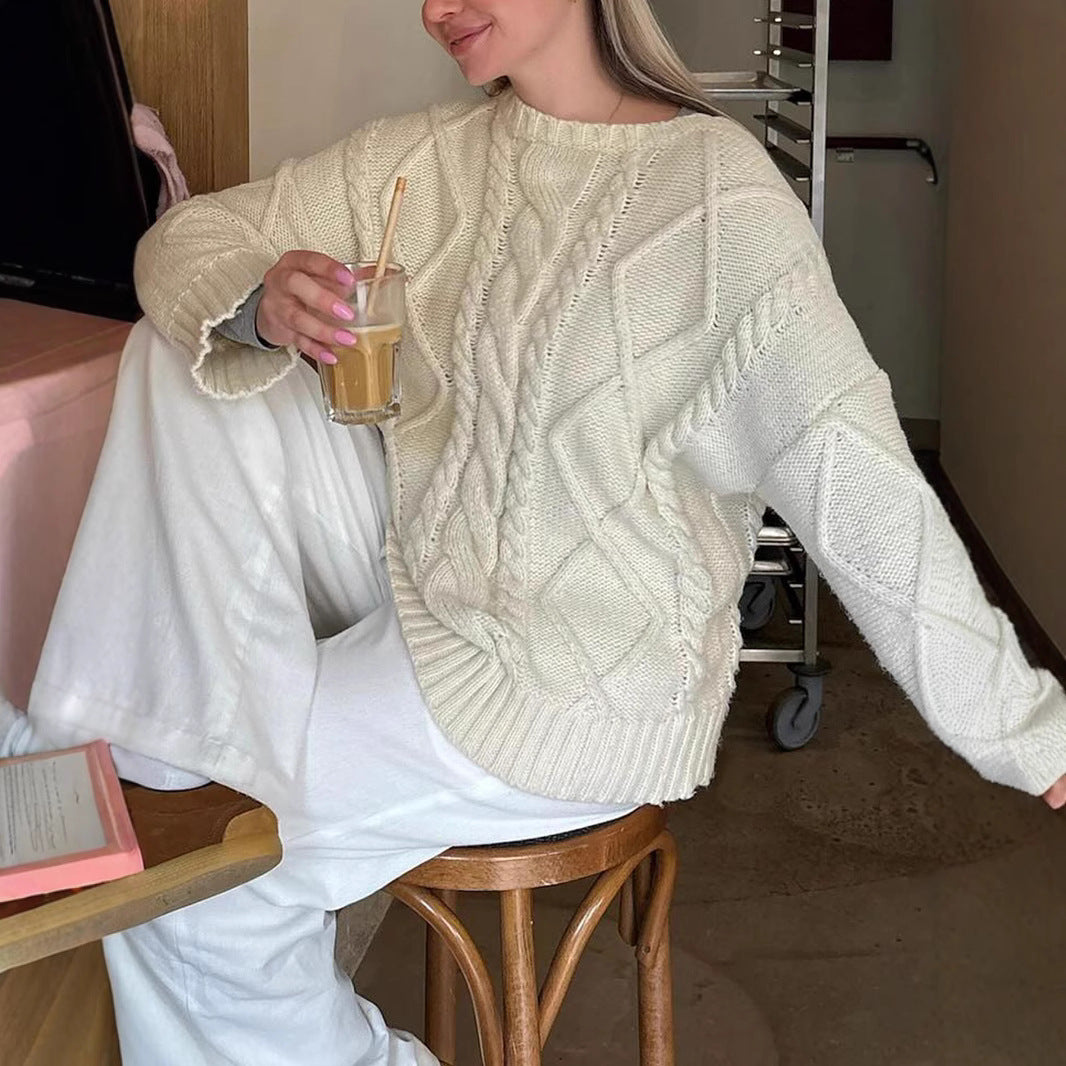 Damen Strickpullover Drune