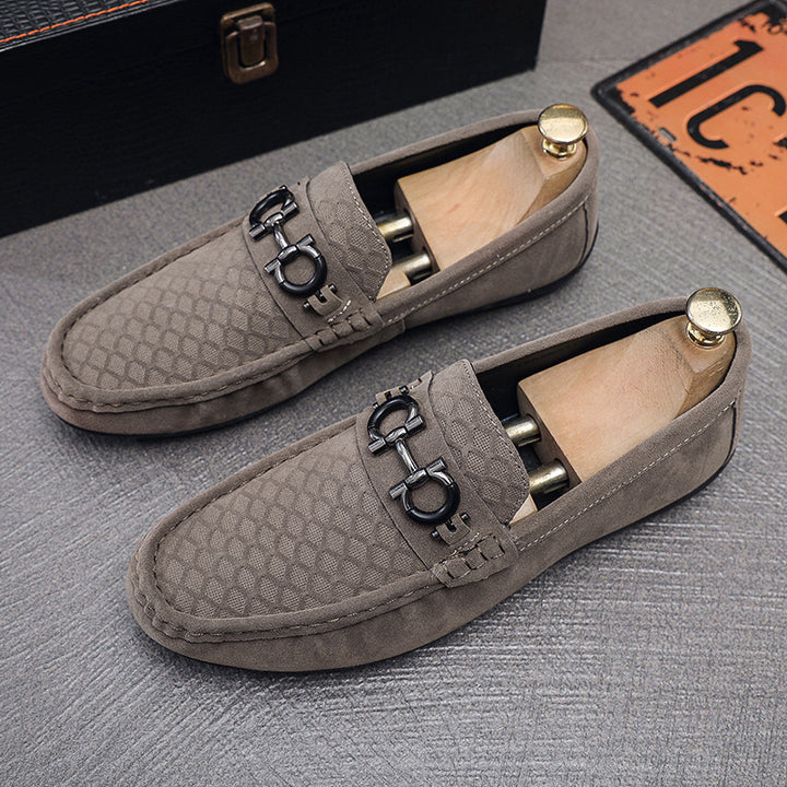 Herren Elegante Velours Mokassins Drune