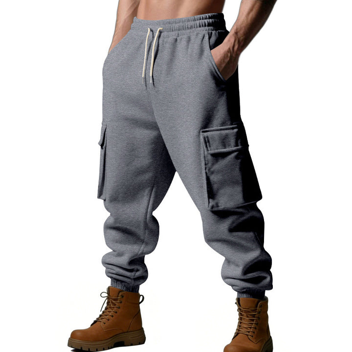 Herren Utility-Jogger mit Cargo-Taschen, Kordelzug und gerippten Bündchen Drune