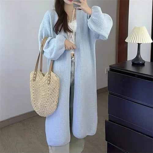 Damen Oversized Wohndress Drune