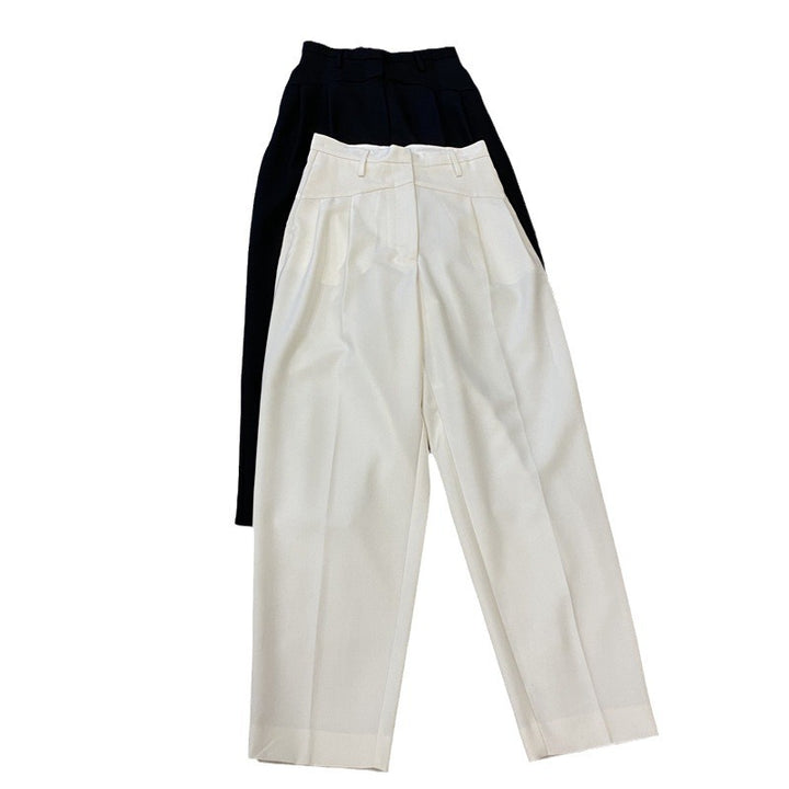 Damen Weit geschnittene High-Waist-Hose Drune