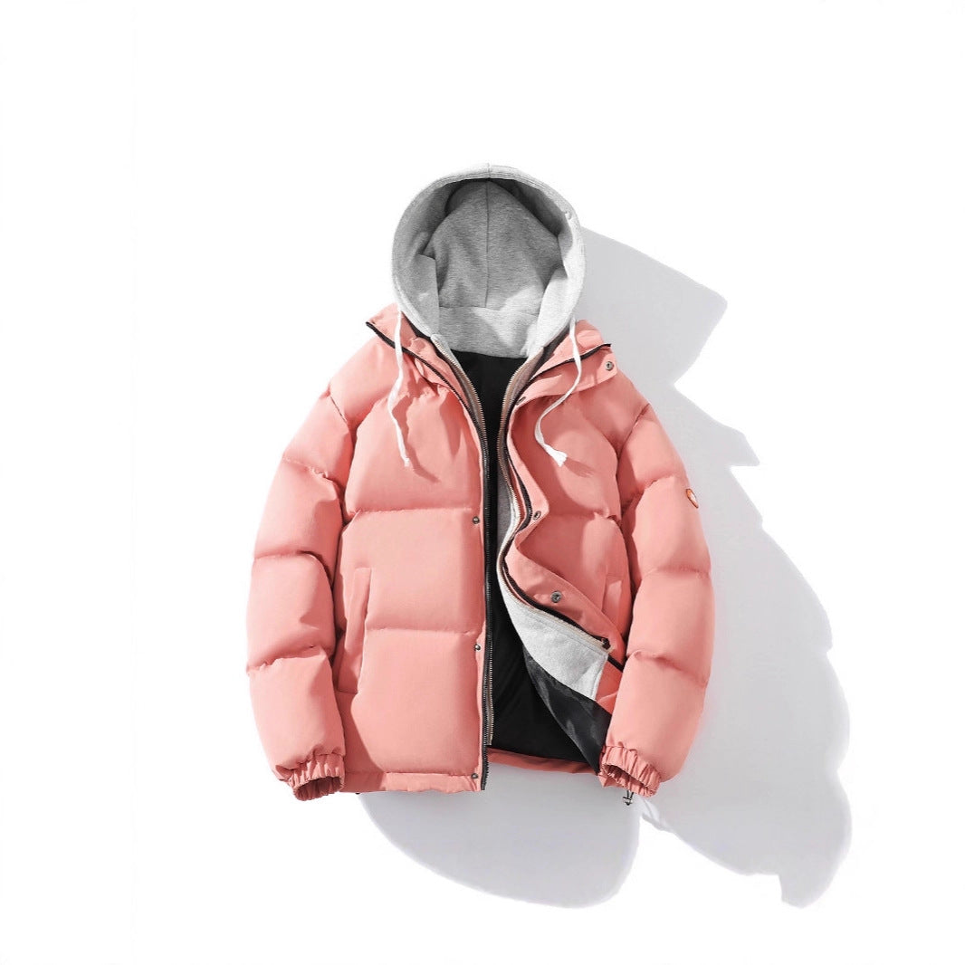 Herren Gepolsterte Steppjacke mit integriertem Kapuzen-Layer und windabweisender Außenlage Drune