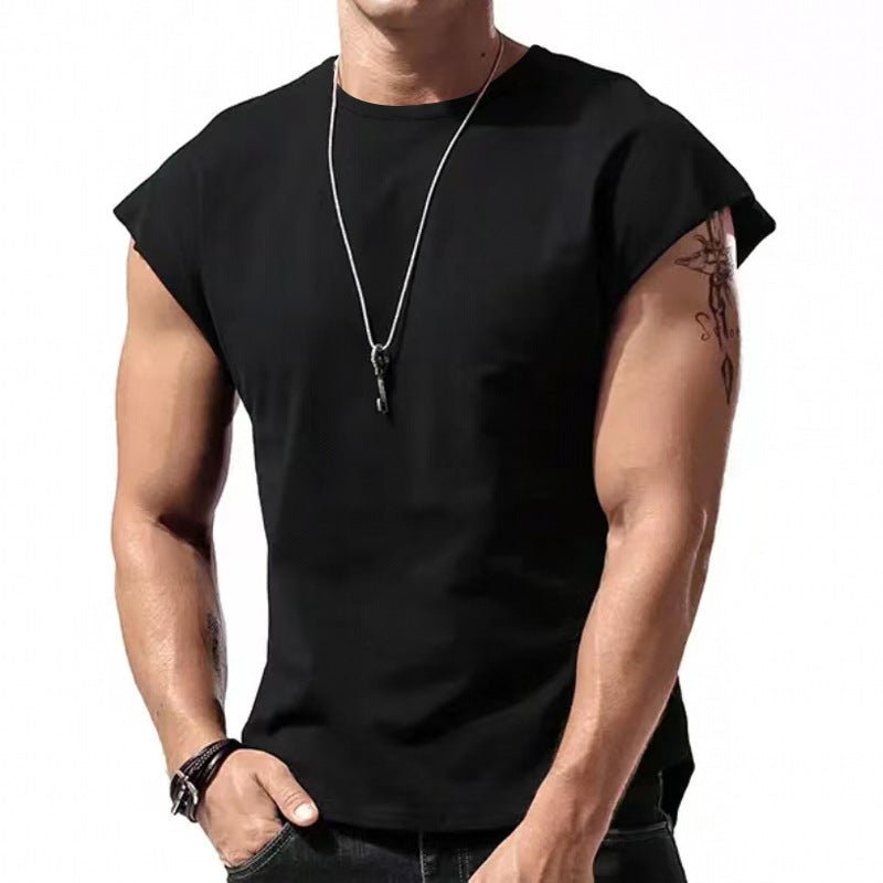 Herren modernes Oversize T-Shirt mit kurzem Ärmel Drune